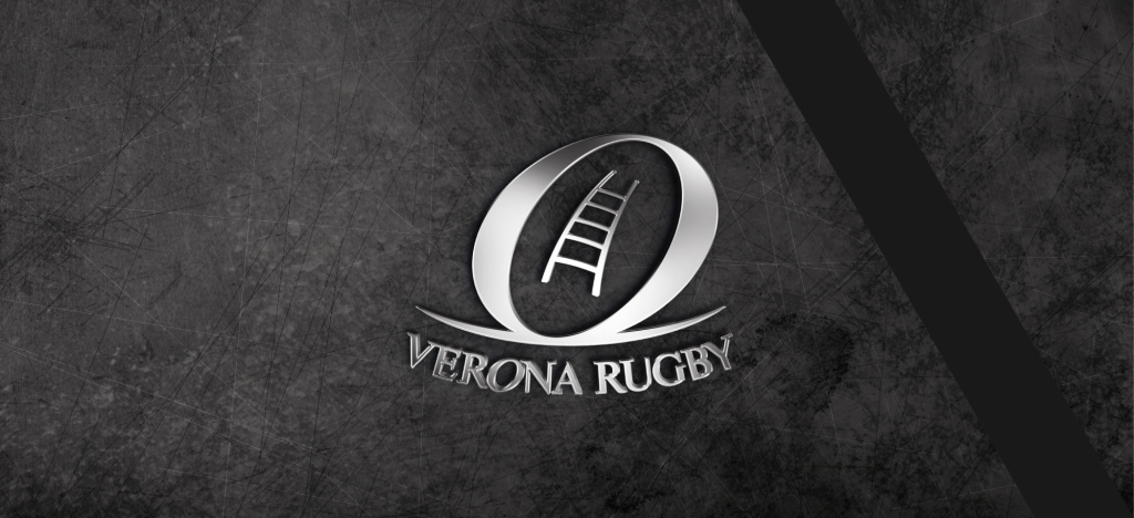 Banner logo verona rugby lutto