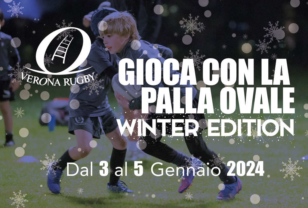 Gioca con la palla ovale WINTER 24