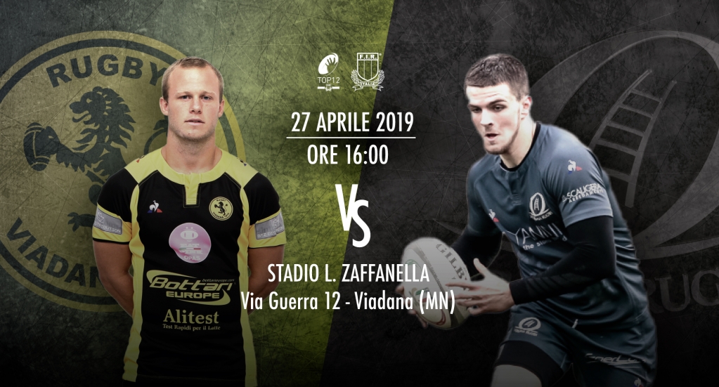 Grafica matchday viadana verona top 12 2019 sito