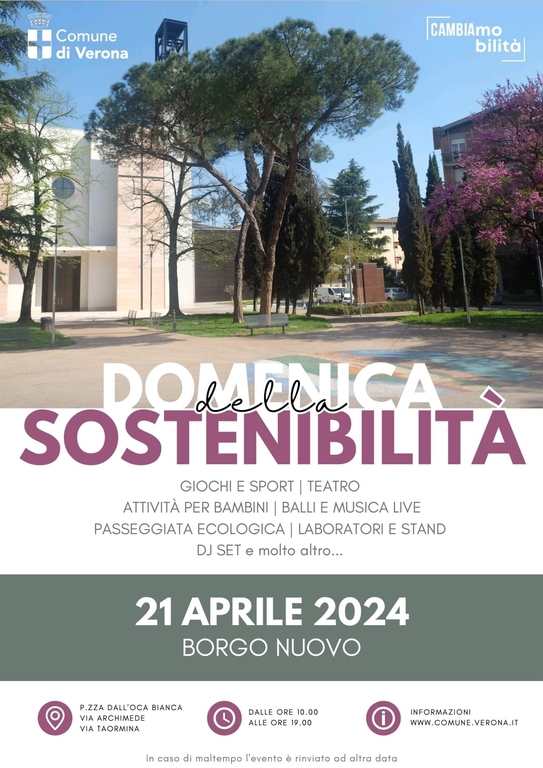 domenica sostenibiità locandina