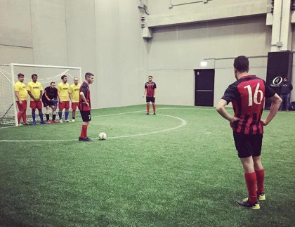 min campo indoor calcetto partita