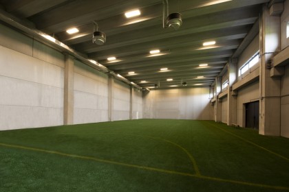 min campo indoor panoramica